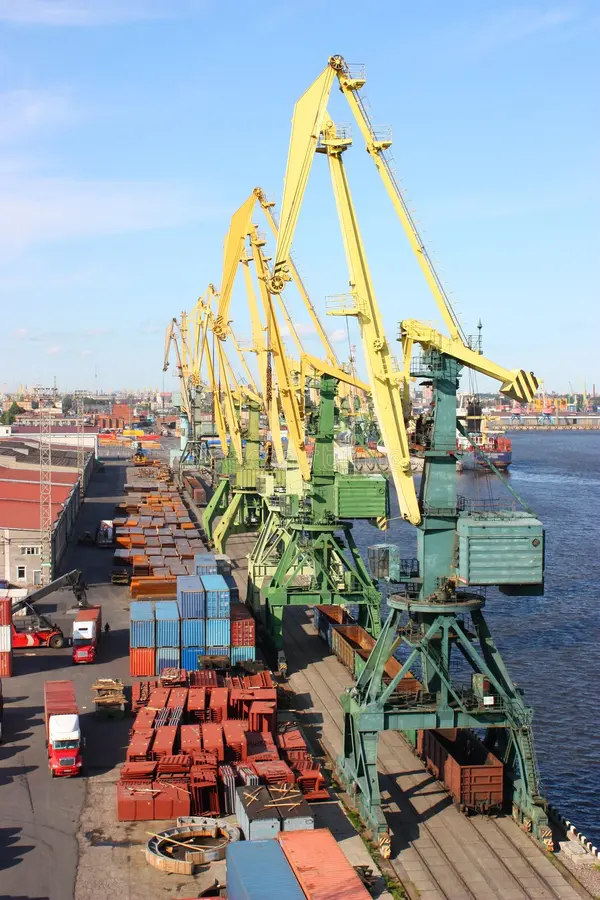 Global shipping port and logistics